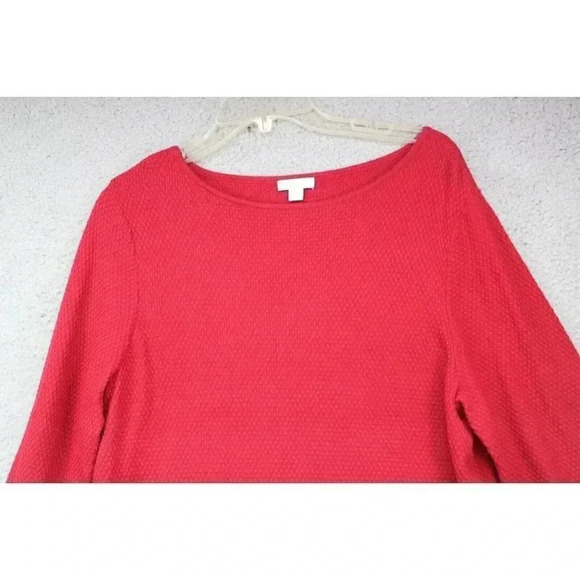 J.Jill Women's Long Sleeve Burgundy Red Tunic-Size Large - Picture 2 of 8